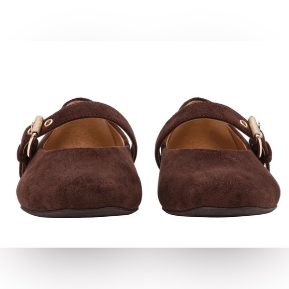 Brand New in Box! DV by Dolce Vita Women's Buckle Flat Mary Jane Brown Color - Picture 5 of 6